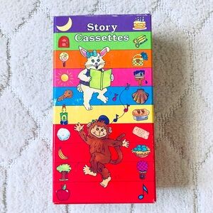 Early World of Learning 10 Story Cassettes 1991 World Book INC vtg